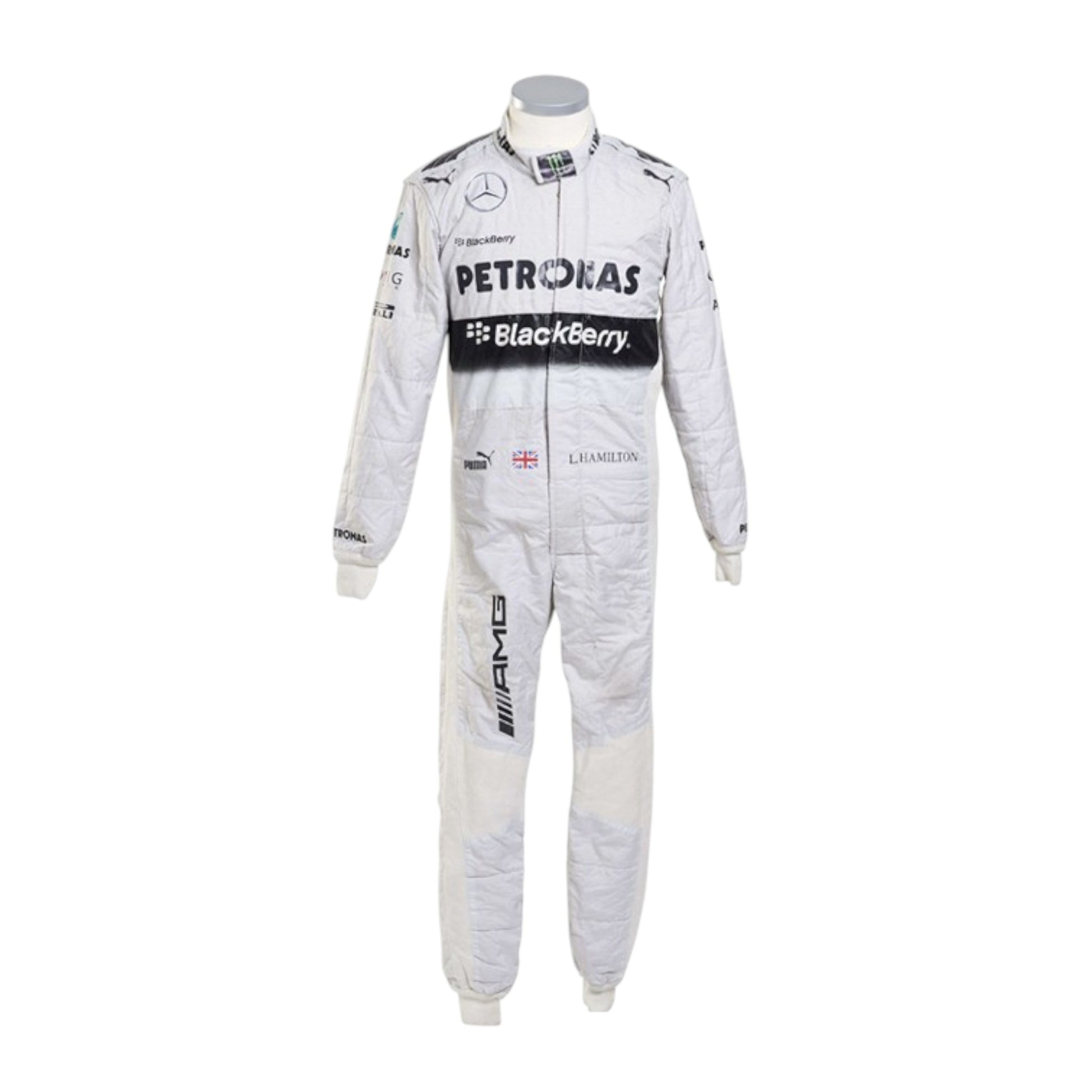 2016 Lewis Hamilton Mercedes F1 race suit replica authentic collectible with vintage team design for fans
