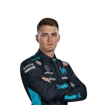 2023 Logan Sargeant Williams Racing F1 suit replica authentic design with season accurate graphics and official team logos