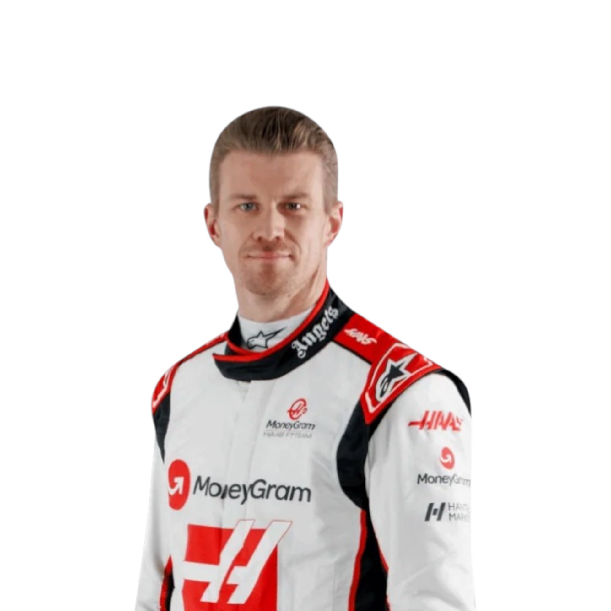 2023 Nico Hülkenberg Haas Formula 1 race suit replica authentic team design with season specific detailing