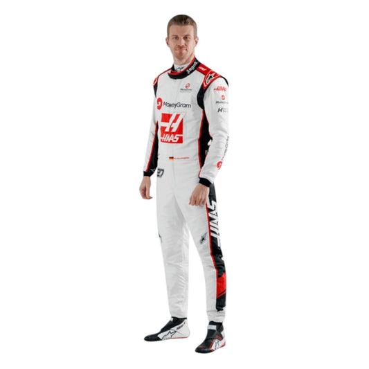 2023 Nico Hülkenberg Haas Formula 1 race suit replica authentic team design with season specific detailing
