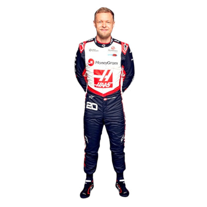 2024 Nico Hulkenberg Haas F1 race suit replica authentic fan edition with detailed team design