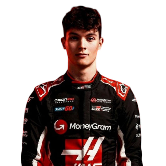 2025 Oliver Bearman Haas F1 race suit replica authentic collectible with detailed VF 25 team design and logos