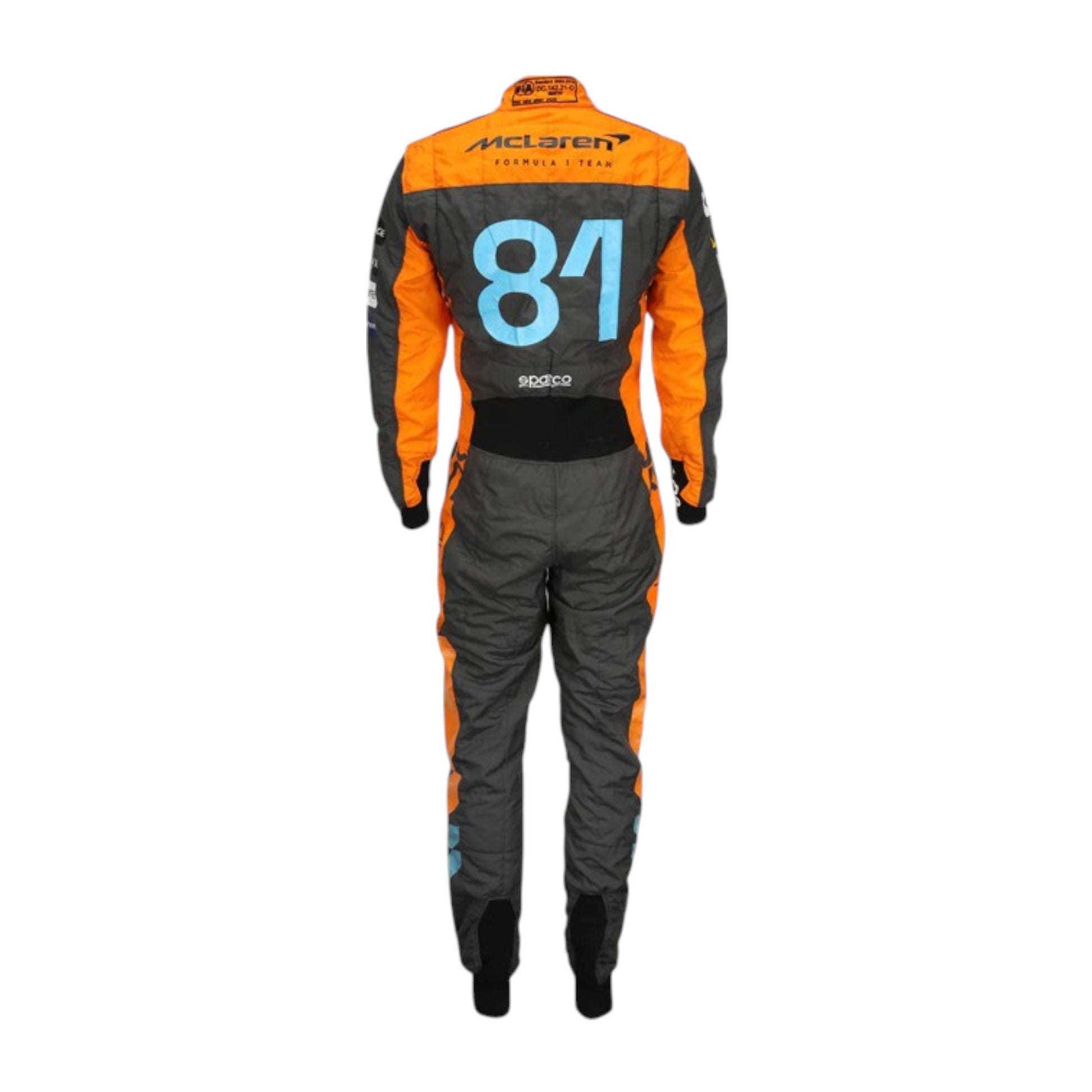 2023 Oscar Piastri McLaren F1 race suit replica authentic fan collectible with detailed team branding and race season design