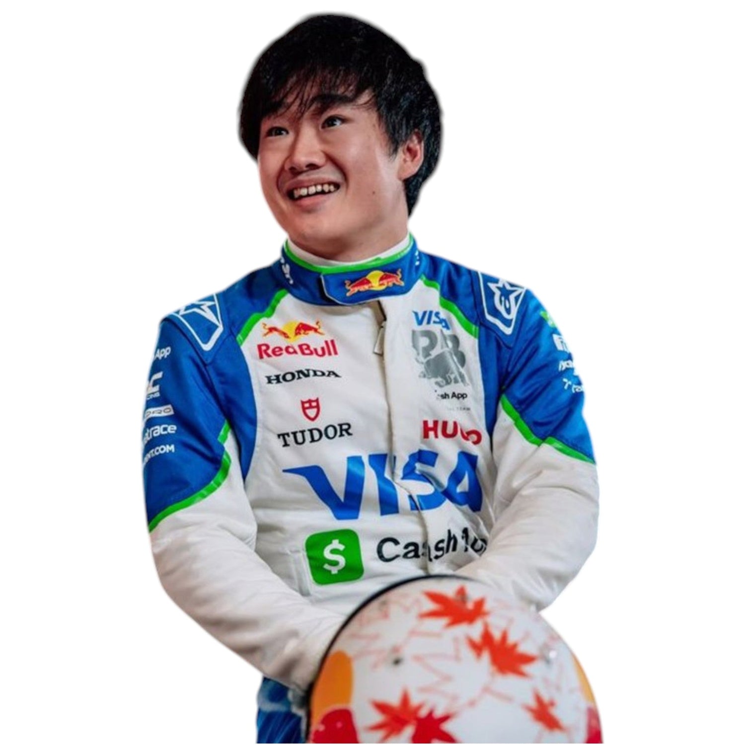 2025 Yuki Tsunoda Racing Bulls F1 race suit replica authentic fan collectible with precise design elements